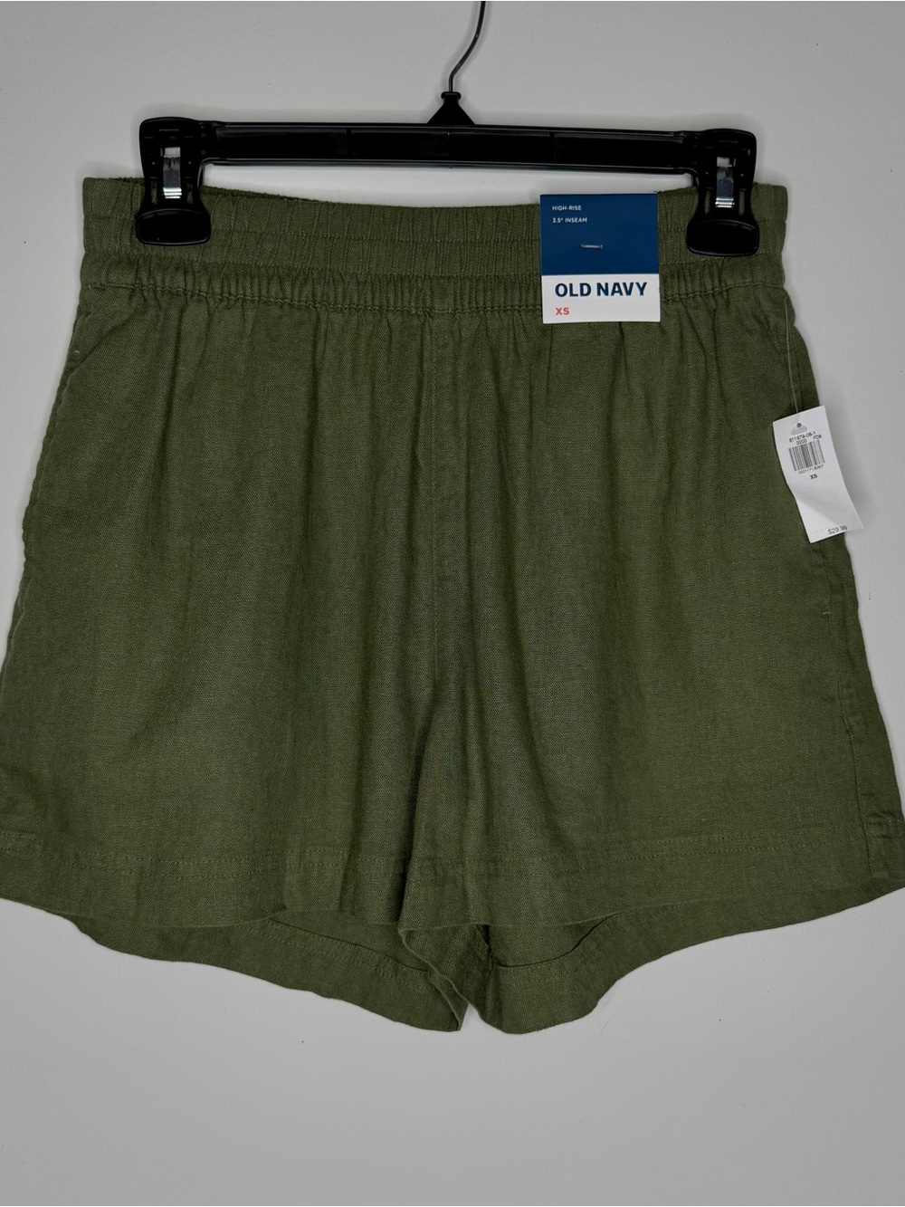 Old Navy High-Waisted Linen
Blend Pull-On Shorts Olive
Green XSmall - Picture 2 of 9